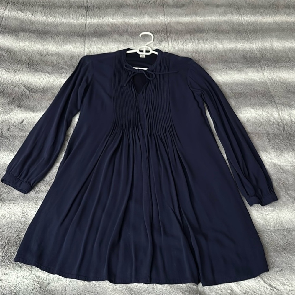 Old Navy Dark Blue Long Sleeve Dress